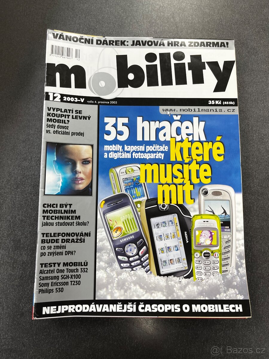 Časopis Mobility celý ročník 2003 12ks - 2