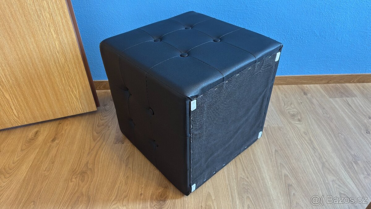 Černá sedací kostka CUBO 1K20 - 2