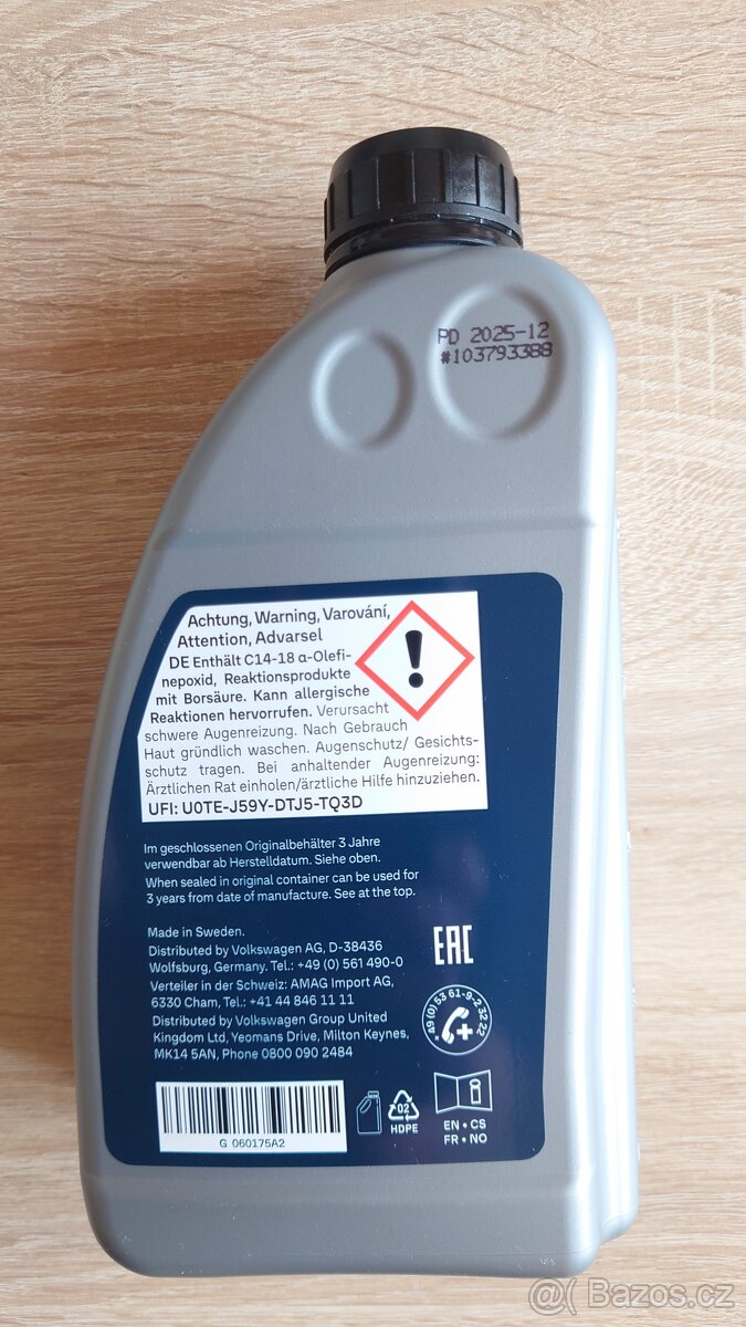 Olej do Haldex spojky G060175A2 - 2