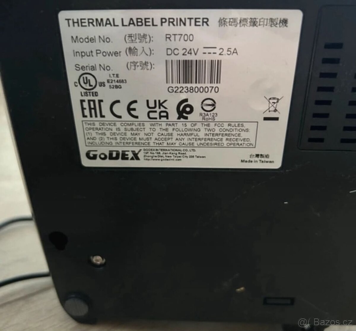 Tiskárna Godex RT700 - 2