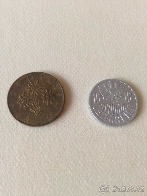 Mince Rakousko 1 Schilling, 10 Groschen - 2