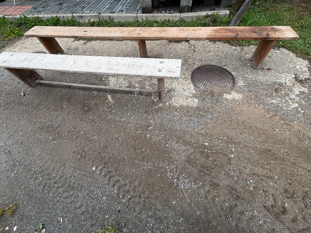 Prodám dřevěná lavice - 2