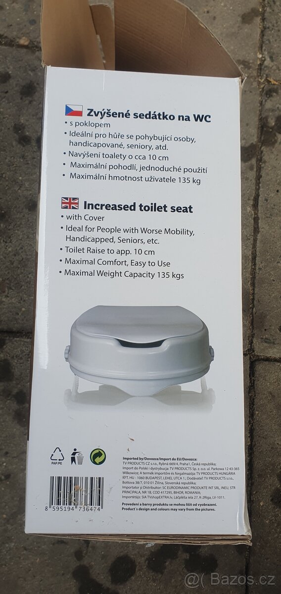 Zvýšené sedátko na WC - 2
