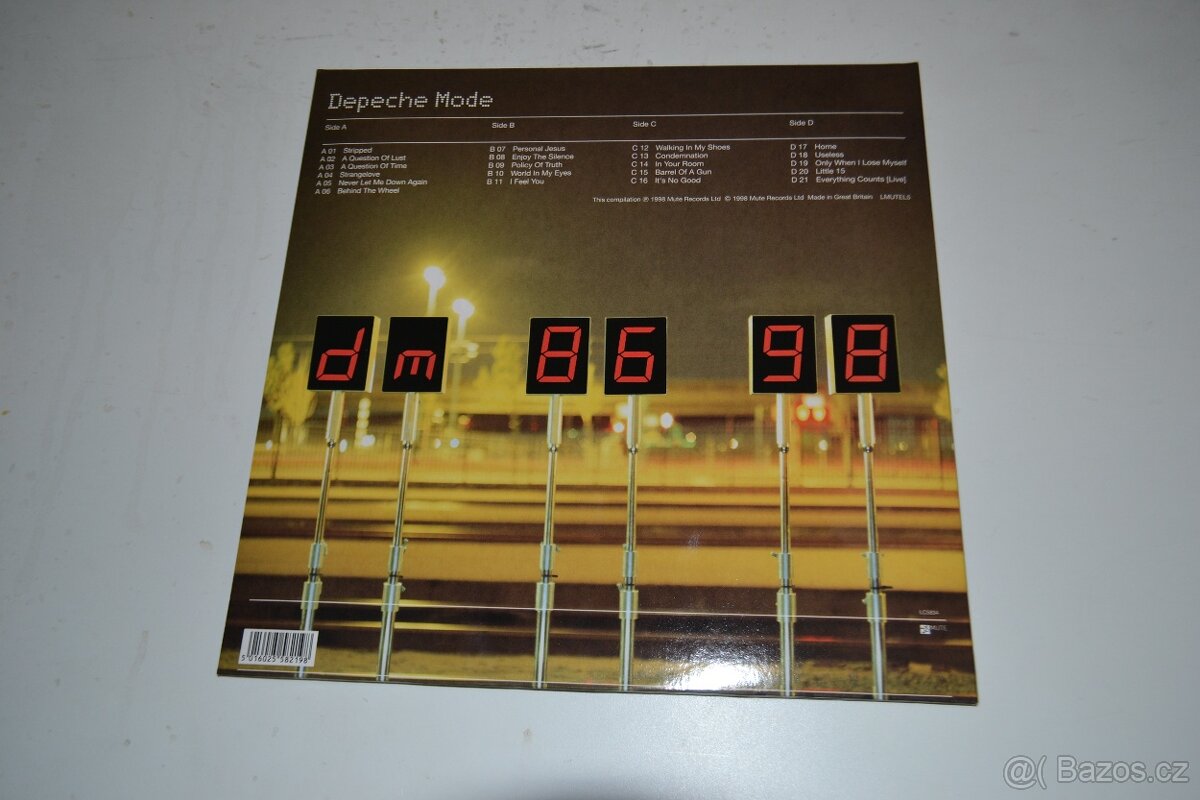 DEPECHE MODE THE SINGLES 86.98 2LP vinyl - 2