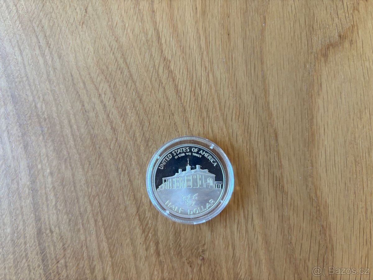 Sběratelská mince Half Dolar George Washington - 2