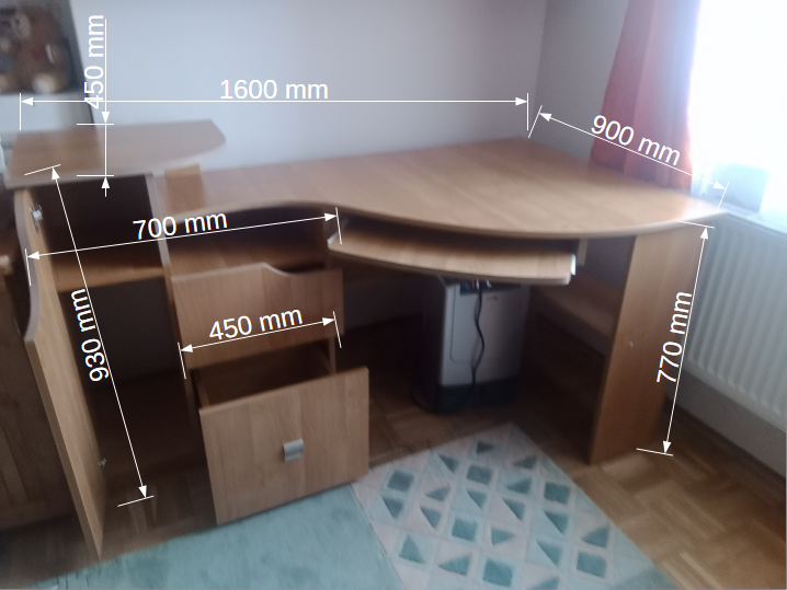 Stůl pod PC, Notebook - 2
