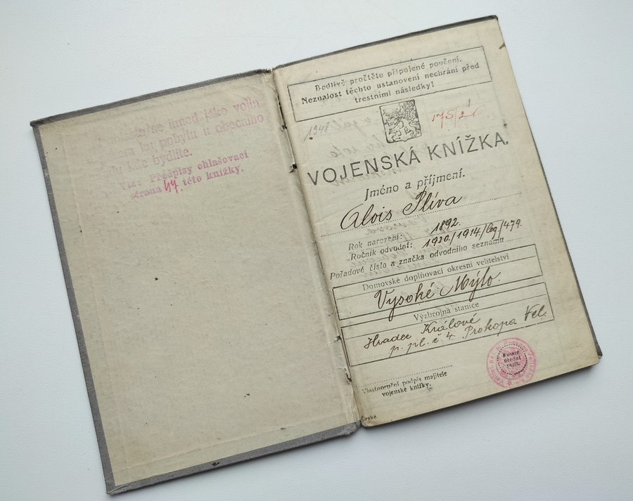 Vojenská knížka Pěší pluk 4 Hradec Králové / Vysoké Mýto - 2