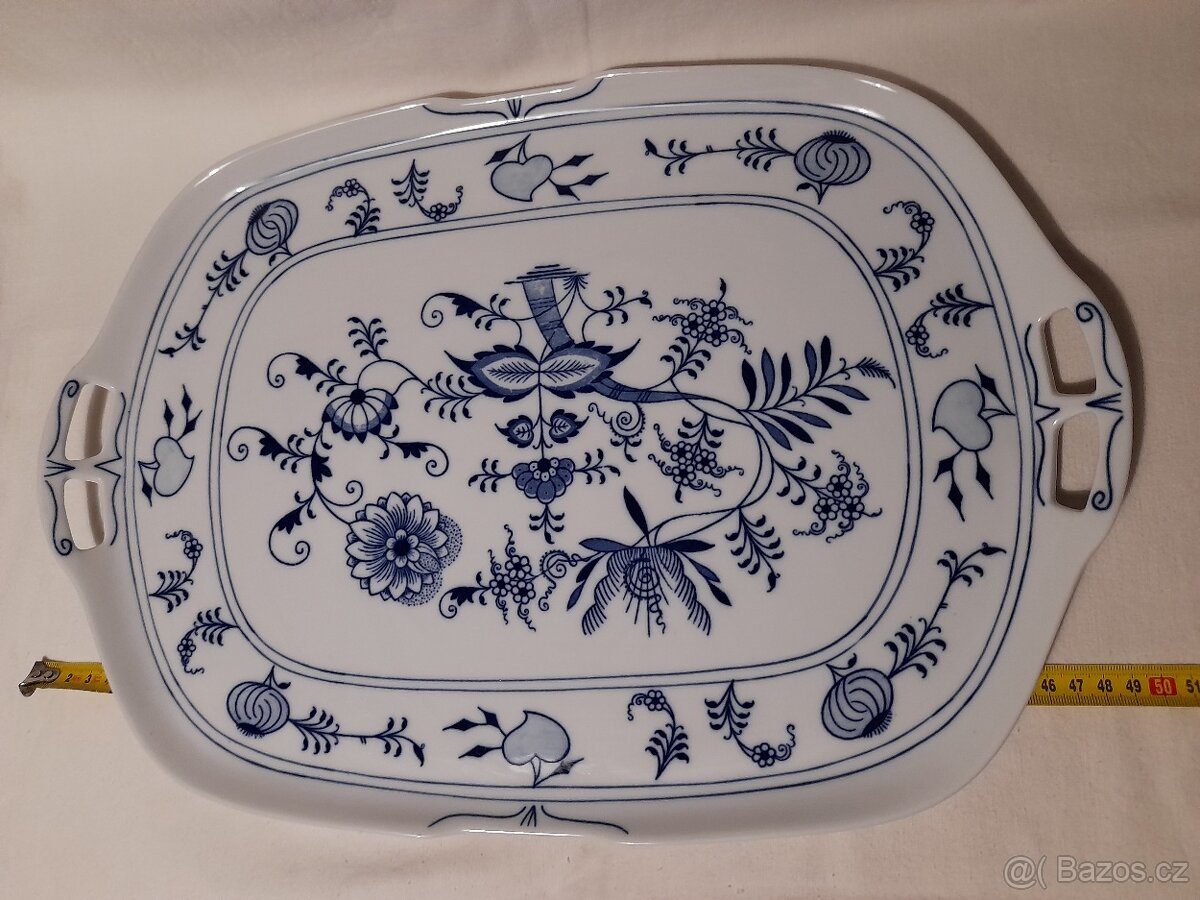 Prodám cibulák Podnos čtyřhranný s uchy 48cm I.Tř. - 2