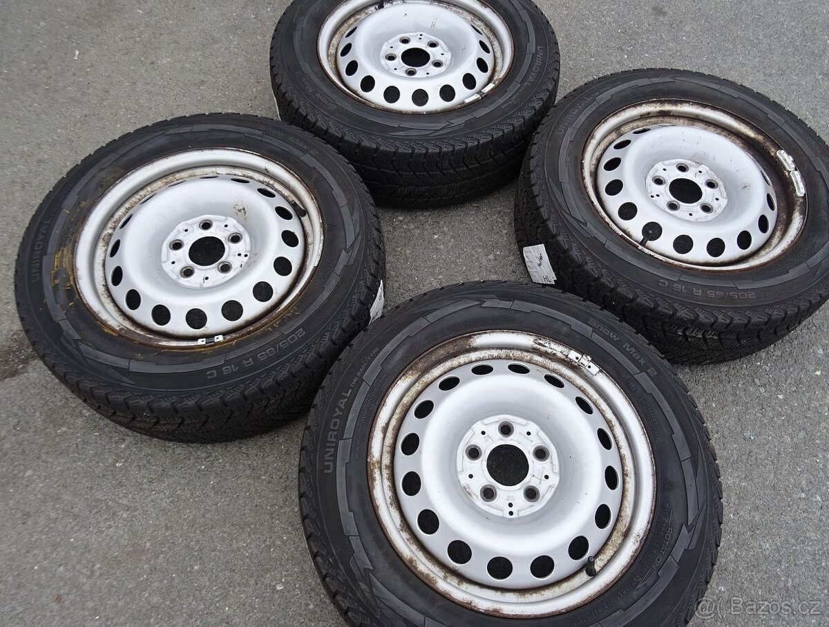 Disky na Mercedes Vito, 16", 5x112, ET 52, zimní sada - 2