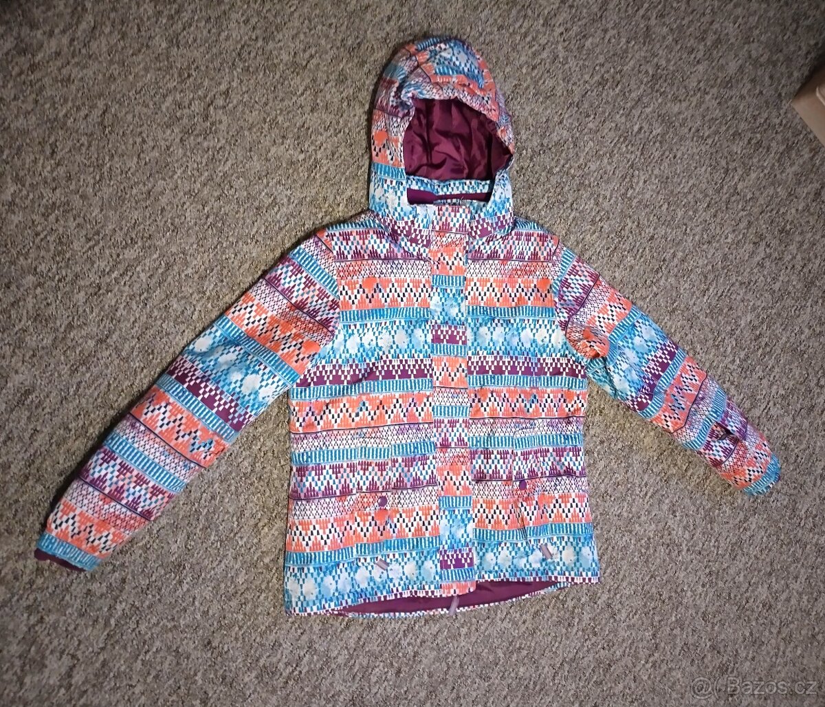 Dětská dívčí zimní bunda vel. 146/152 - 2
