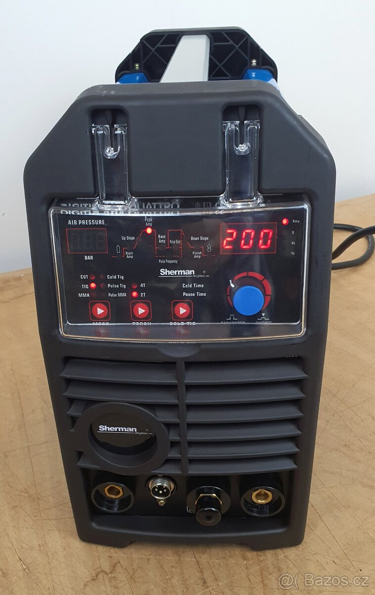 TIG svářečka a plazmová řezačka Sherman DIGITIG 204 QUATTRO - 2