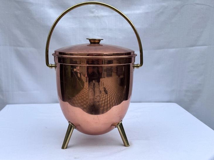 Designová měděná nádoba na led – Harald Buchrucker (Rakousko - 2