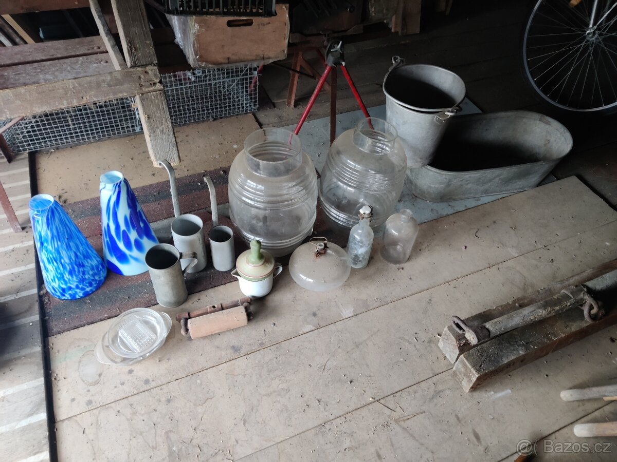 Staré cepy,ploché řemeny, hašple atd.viz fotky - 2