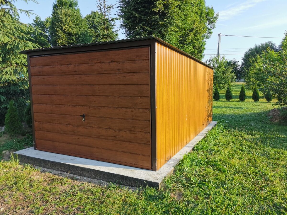 garáž 3x5m pozinkovaný RAL - 2