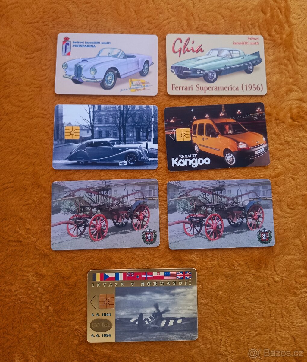Sběratelské telefonní karty - 2