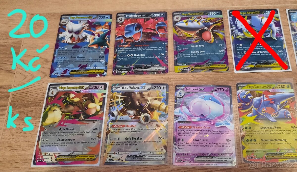 Pokémon karty hity + EX - 2