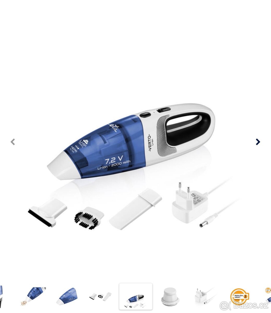 Akumulátorový vysavač ETA záruka Datart - 2