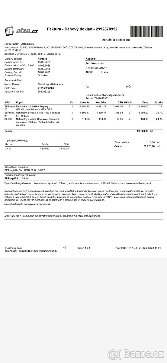 Elektrokolobežka Segway MAX G3 E - 2