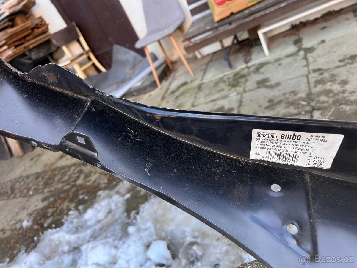 PP blatník VW Golf 3 - 2