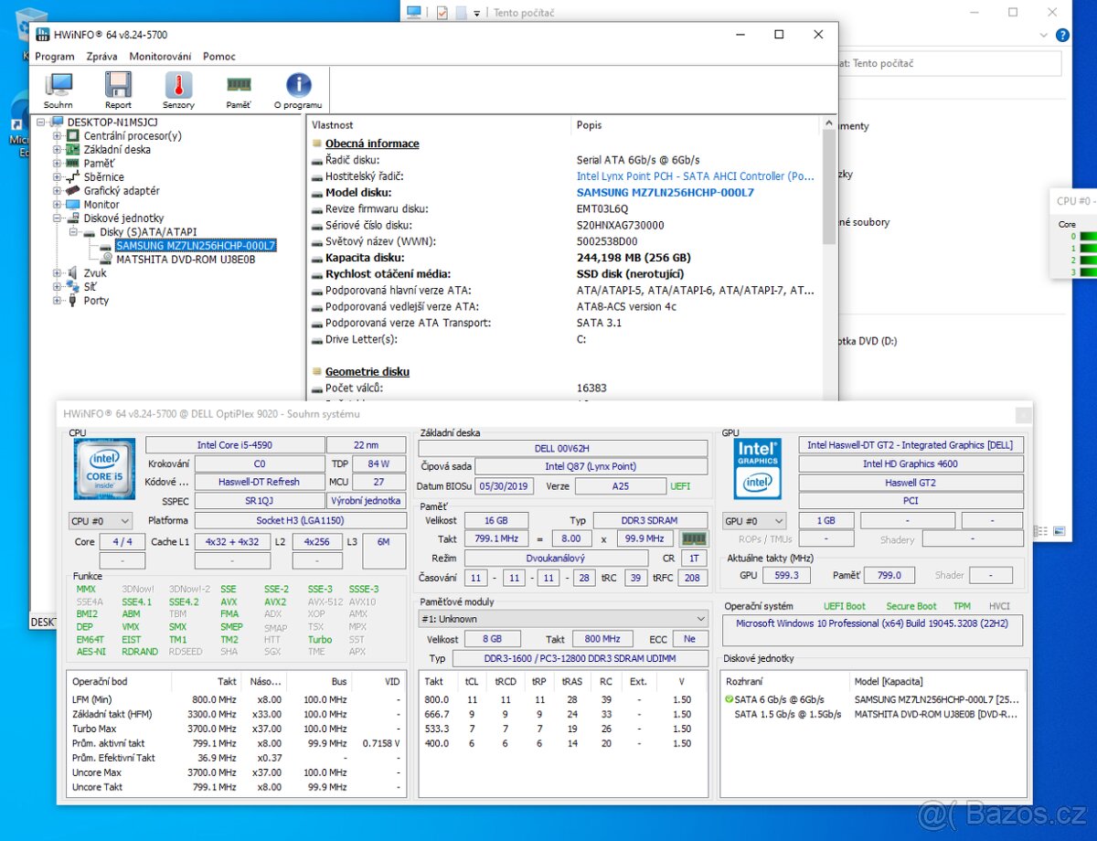 PC DELL i5-4590 | 16GB | 256GB SSD | Windows 10 - 2