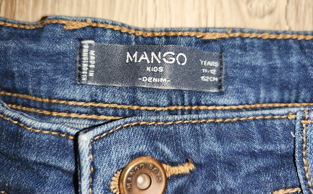 Dětské džínové kraťasy Mango - vel. 146 - 2