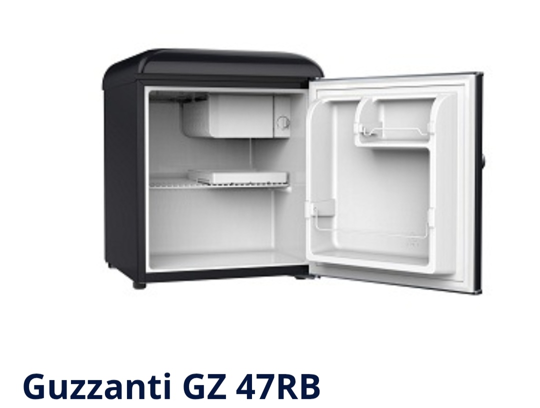 Chladnička Guzzanti Retro GZ 47RB černá nová. - 2