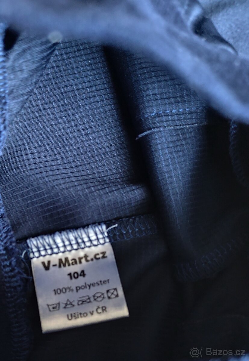 Tenké softshellové kalhoty, vel. 104 - 2