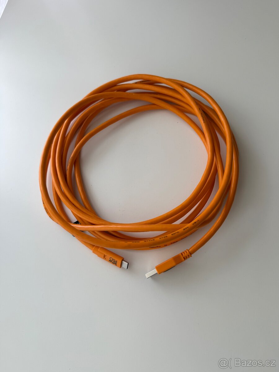 TETHER TOOLS TetherPro USB 3.0 na USB-C 4,6 m oranžový - 2
