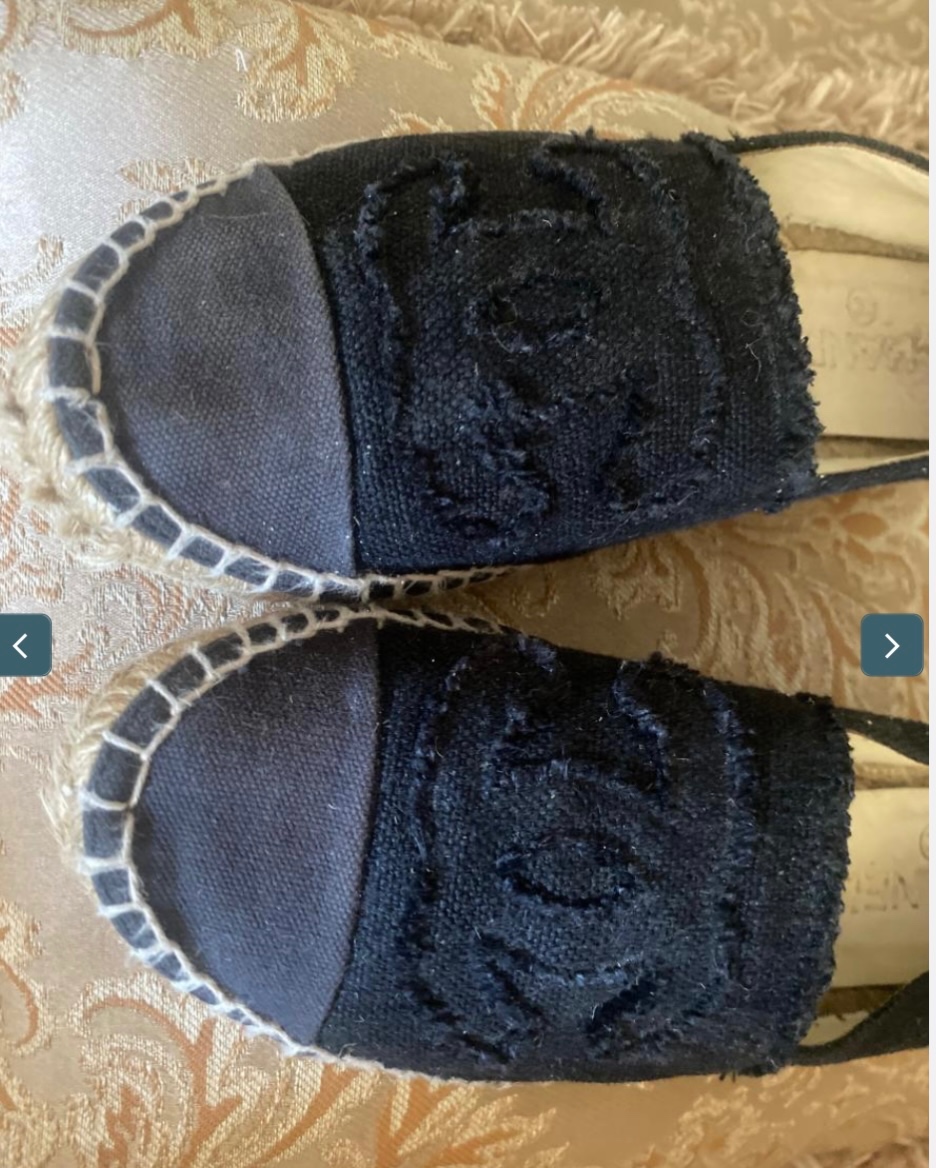 Espadrilky CHANEL vel.38, ÚČET - 2
