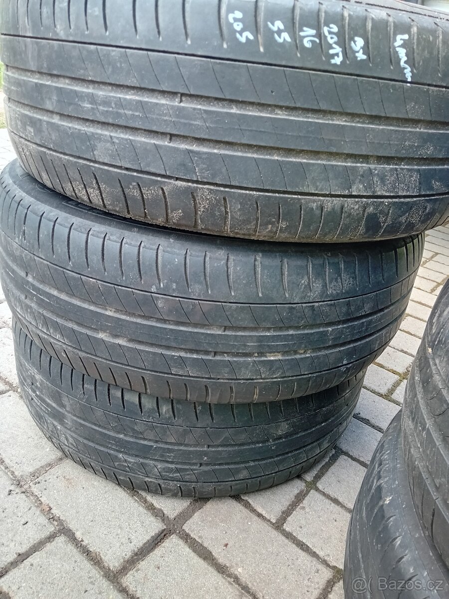 Pneu 205/55 R16,letní, 6x,Michelin. - 2