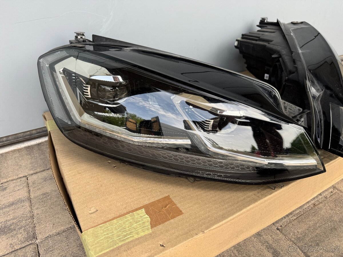 levý a pravý full led světlomet VW GOLF VII lift - 2