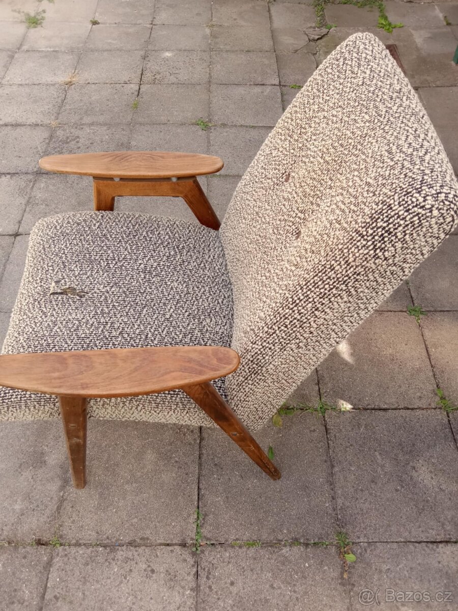 Retro dřevěné křeslo (PRODÁNO) - 2