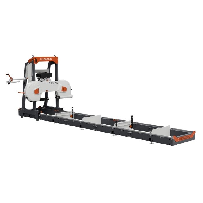 Pásová pila Logosol B751 PRO s benzínovým motorem 18 hp - 2