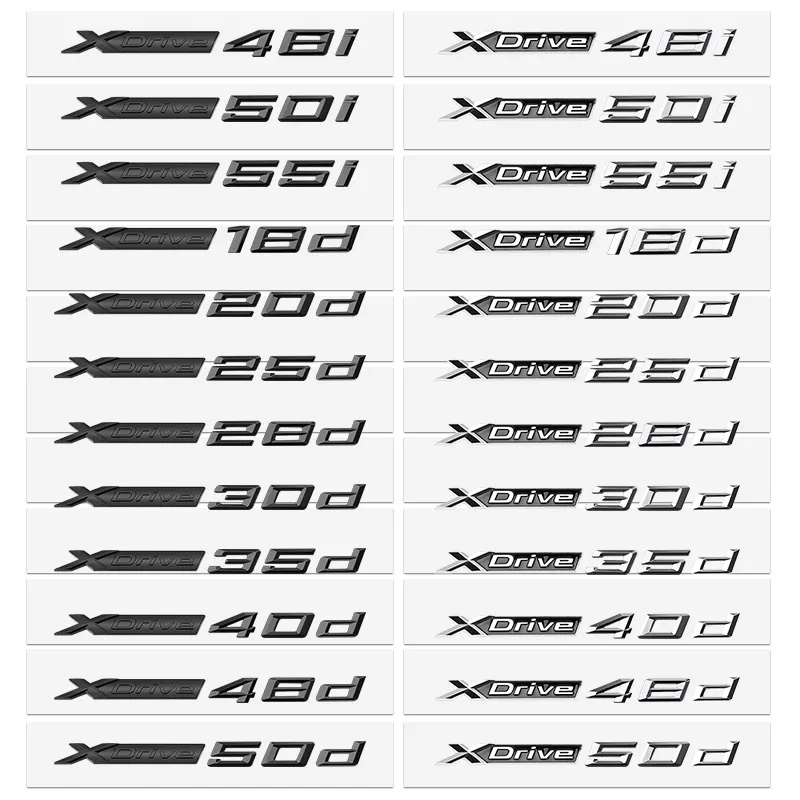 Bmw logo X1 X2 X3 X4 X5 X6 X7, Xdrive - 2