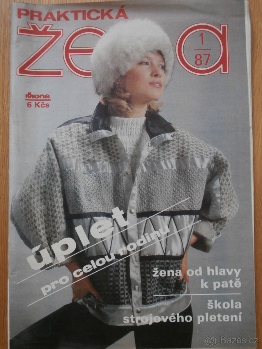 8 x módní časopis PRAKTICKÁ ŽENA. 1987 - 2