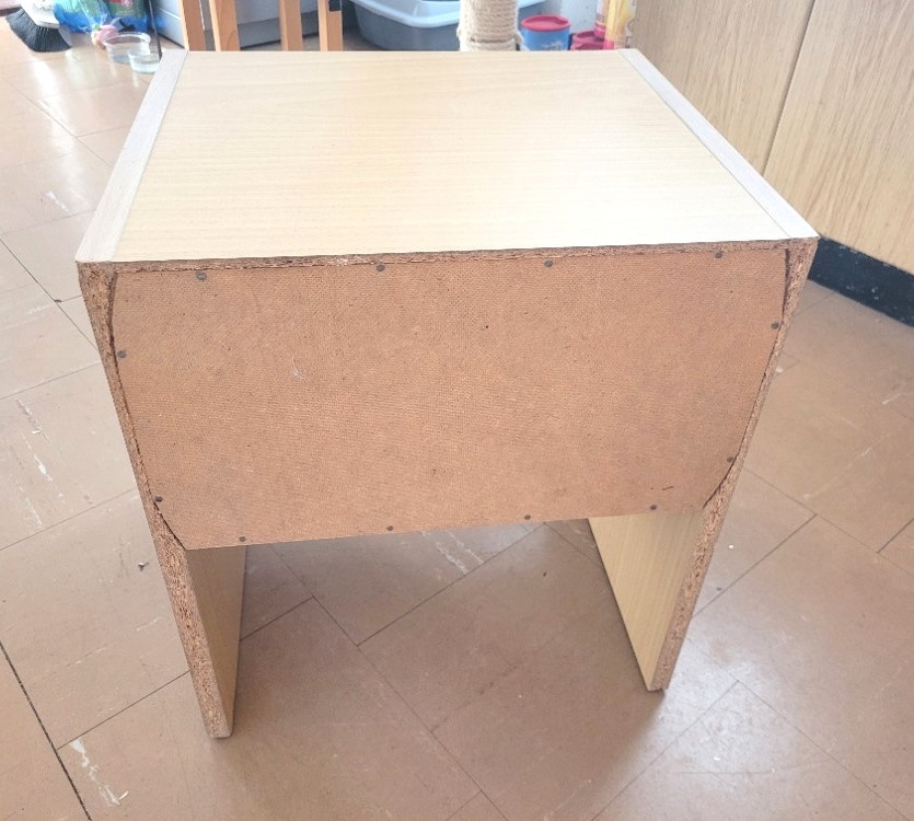 Skříňku s poličkou - otevřená/malý stoleček - 2 ks - buk - 2