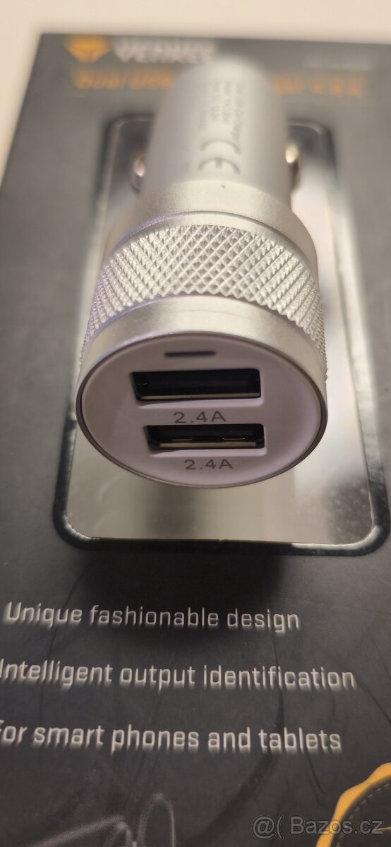 USB autonabíječka YENKEE 2x2,4 A - NOVÁ - 2