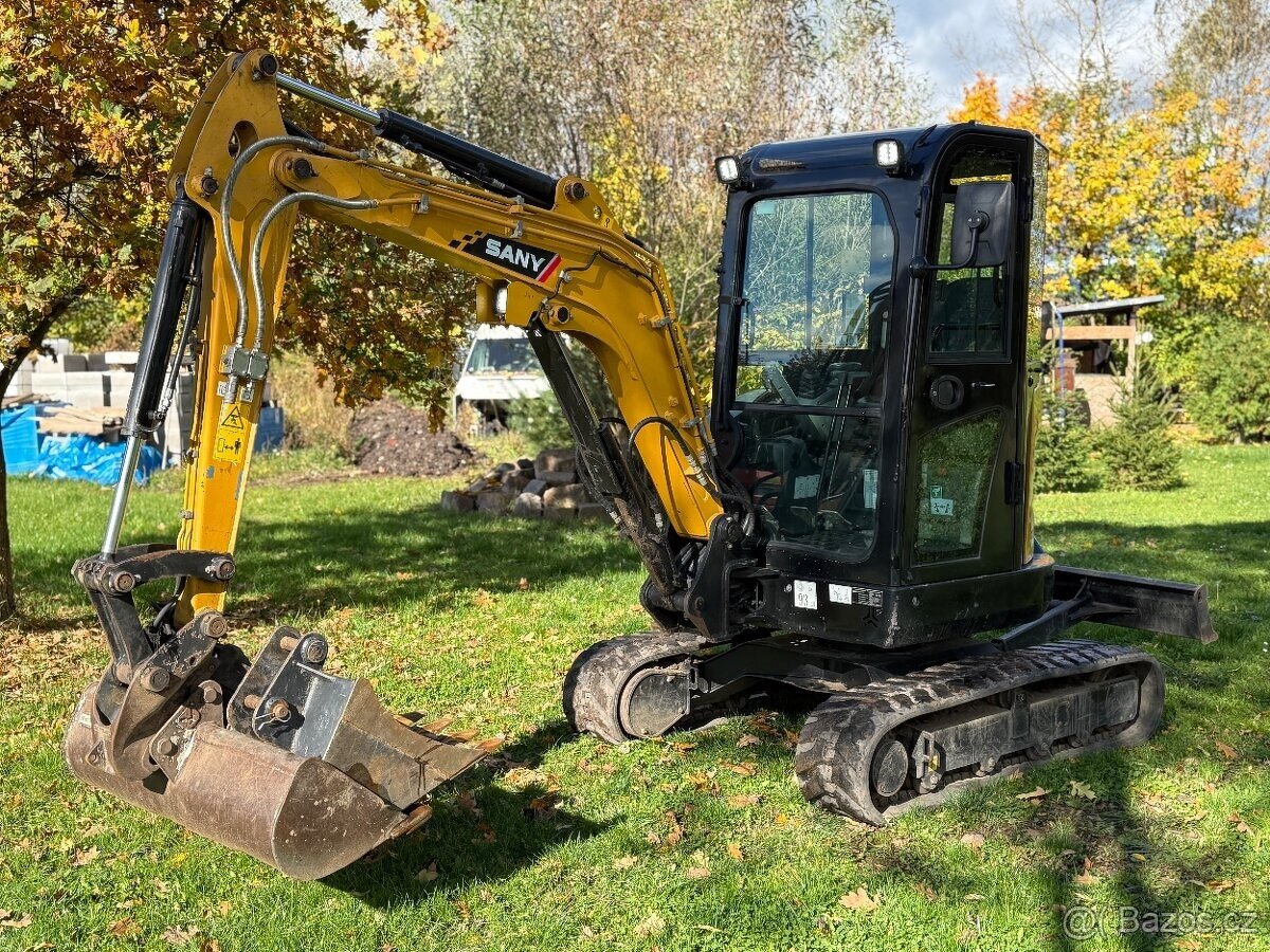 Sany sy26 Minibagr 2.8T + 3x lžíce rok - 2022 - 2