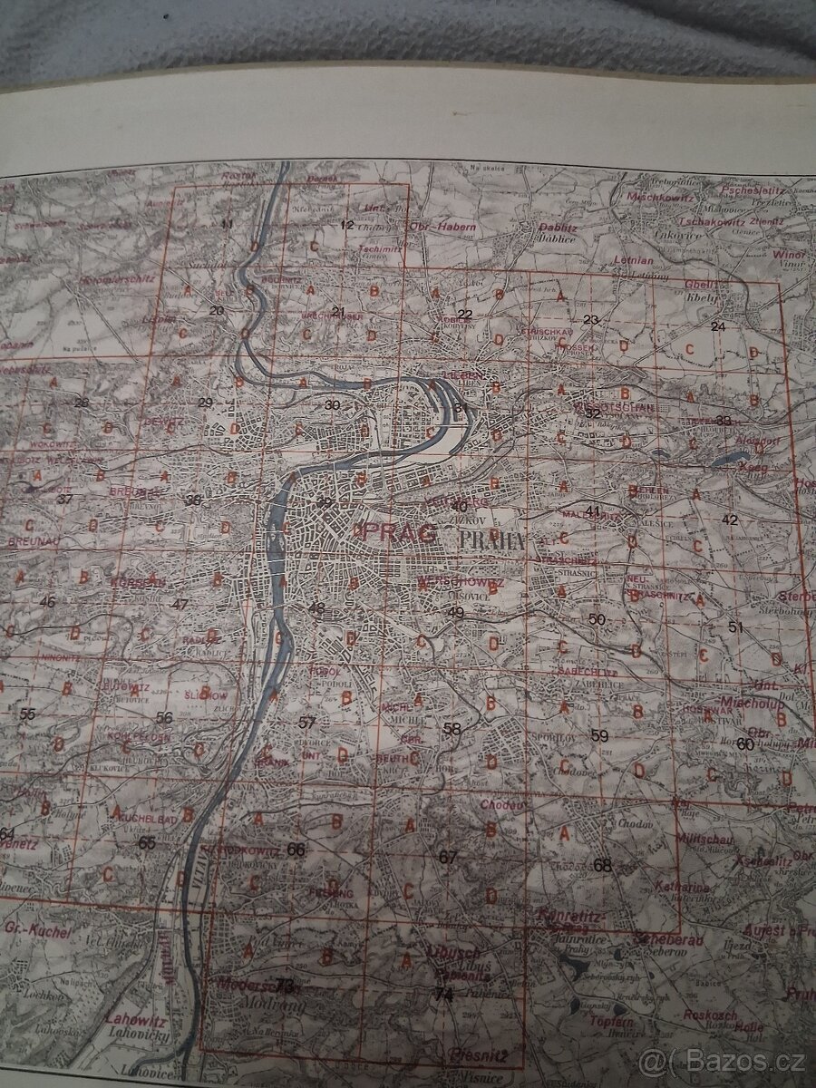 Stara mapa Prahy - 2