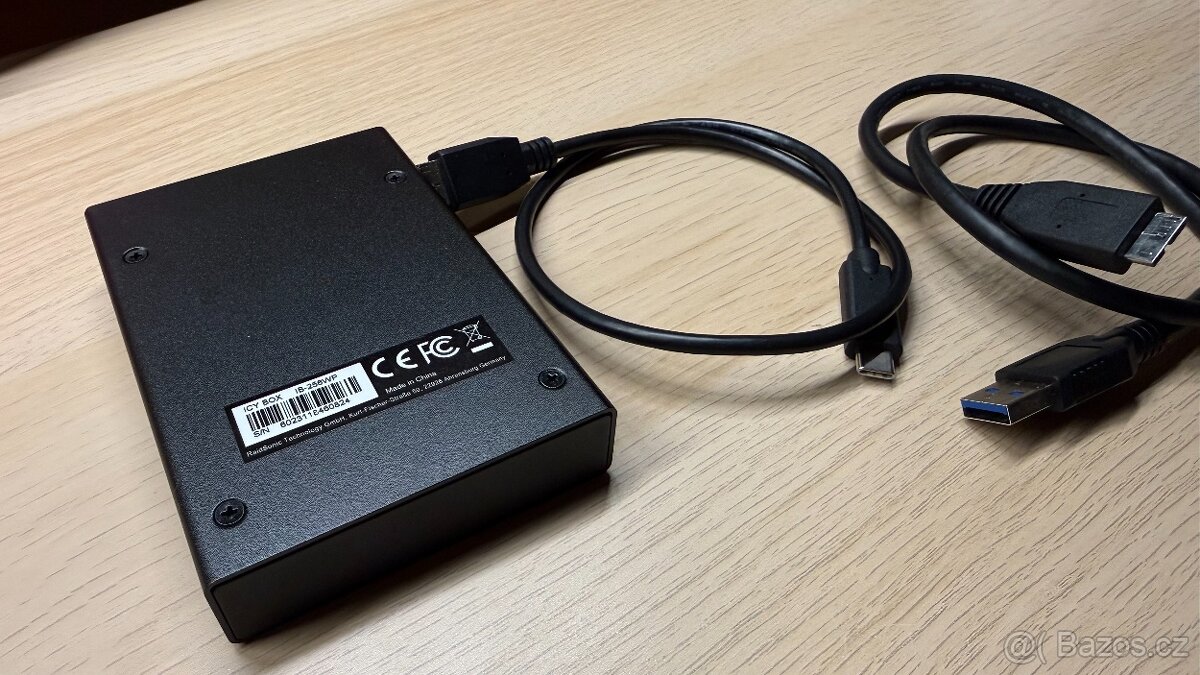 USB externí HDD kapacita 3TB, USB 3 disk 2,5 - 2