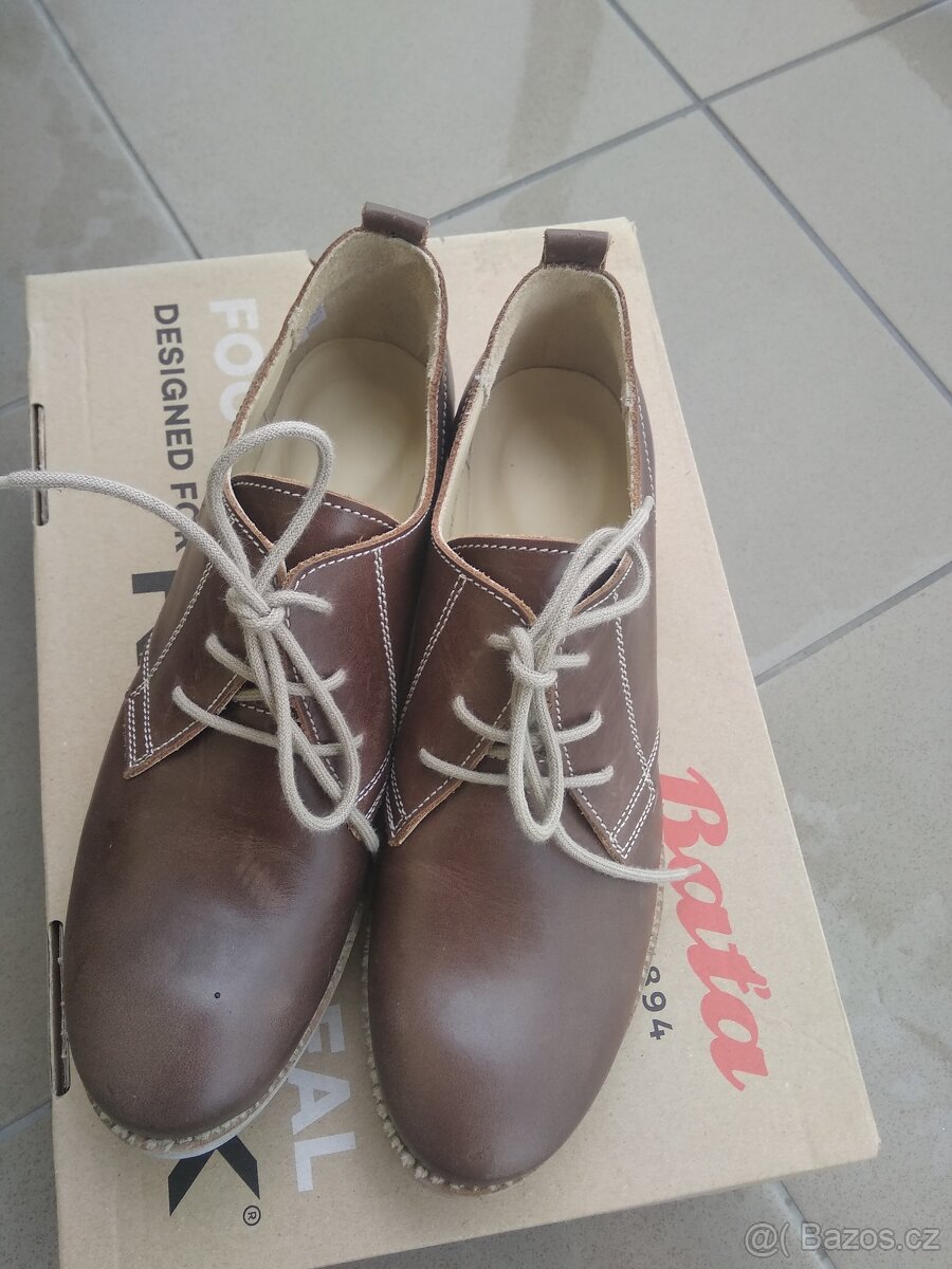 Dámské kožené polobotky - 2