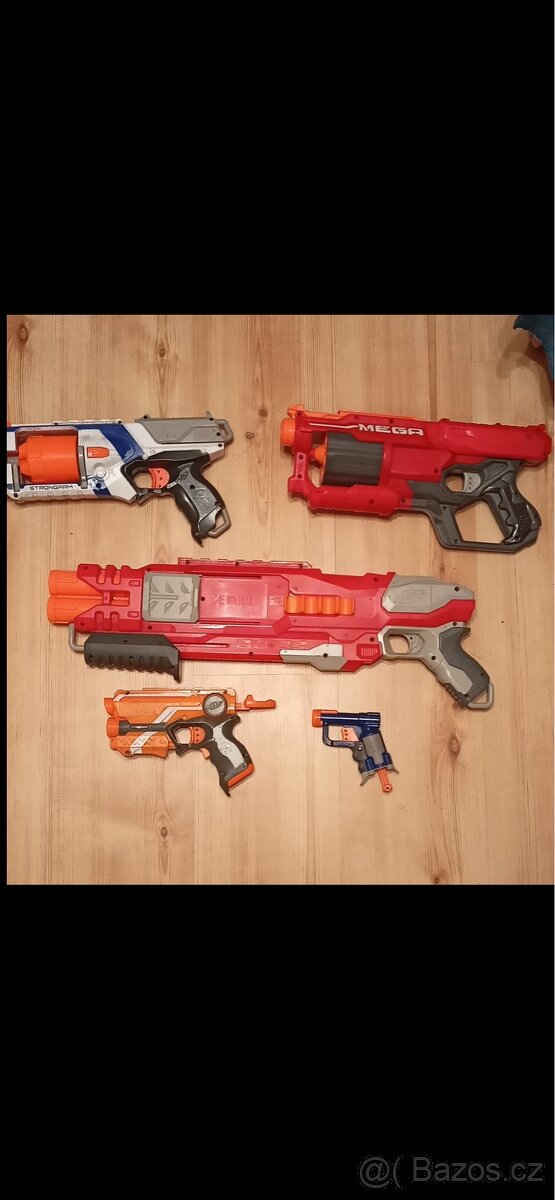 NERF zbraně a náboje - 2