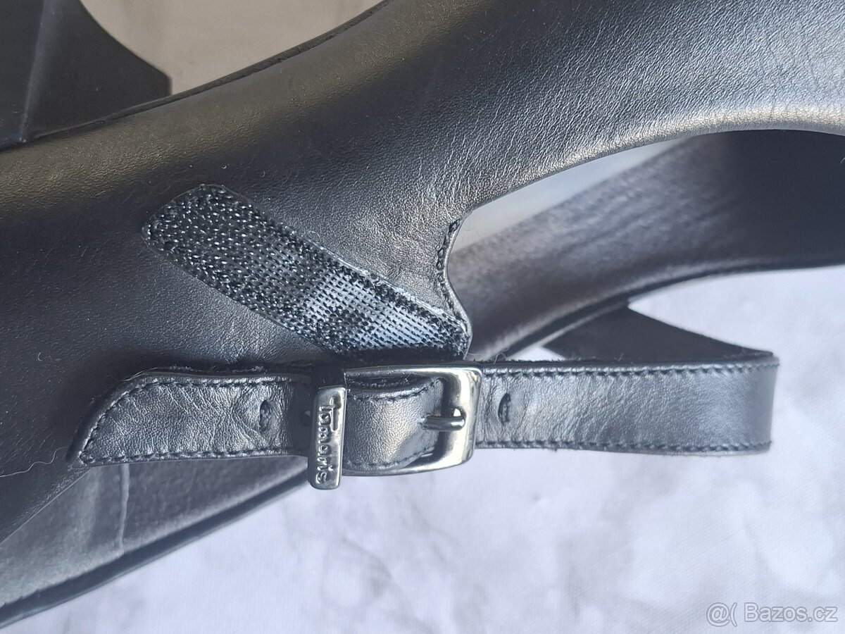 Kožené lodičky,černé,nenošené - 2