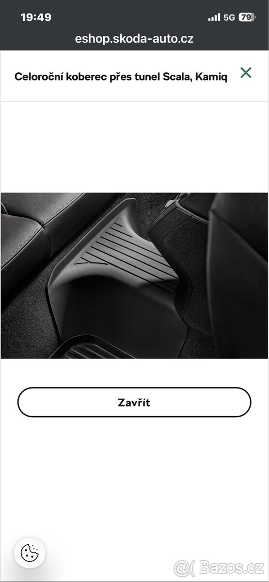 Zimní koberce škoda scala - 2