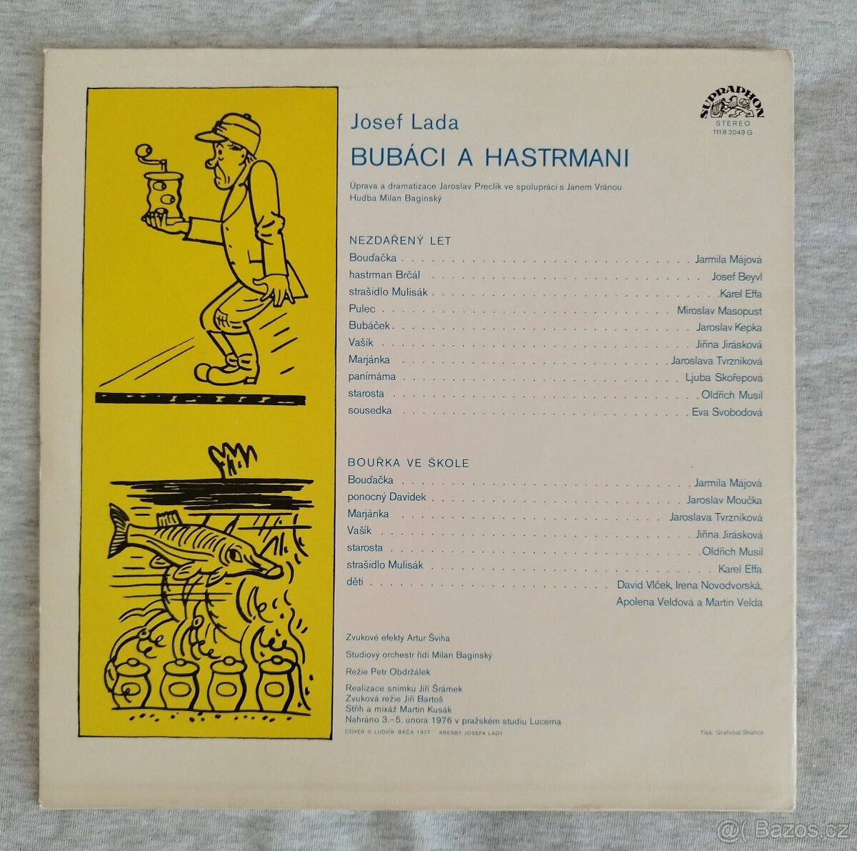 Gramofonové desky- pohádky pro děti. - 2