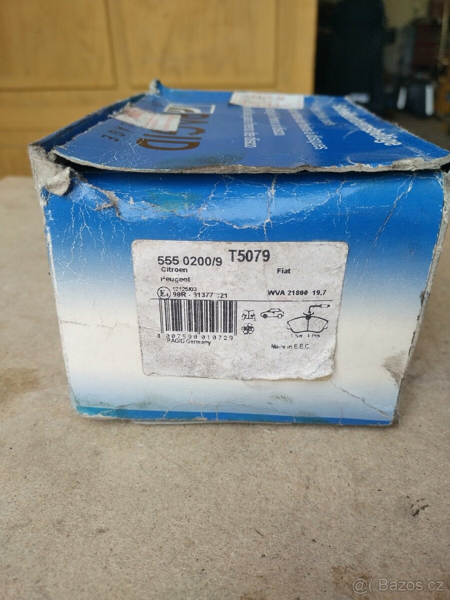 Peugeot Boxer - brzdové destičky. - 2