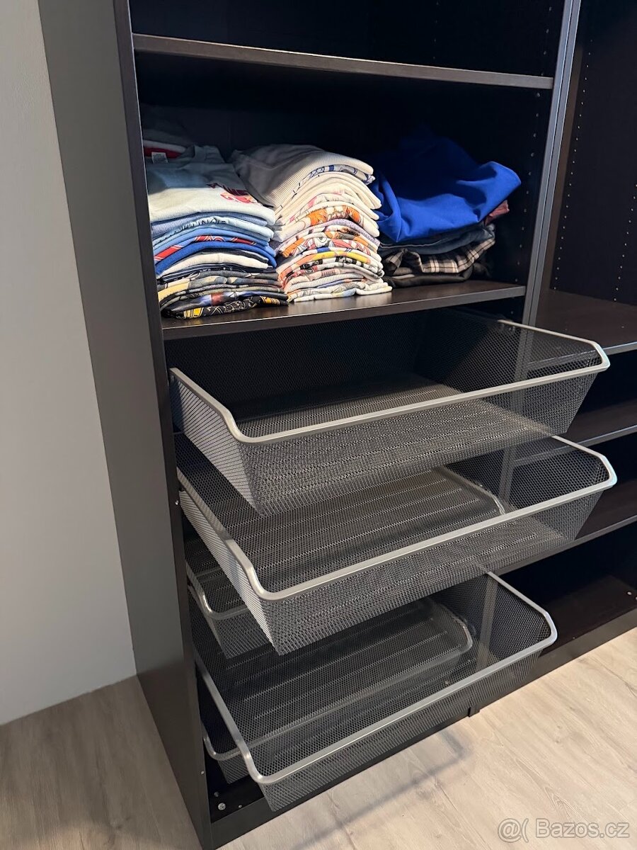 IKEA PAX 150×58×236 cm, tmavohnědá - 2