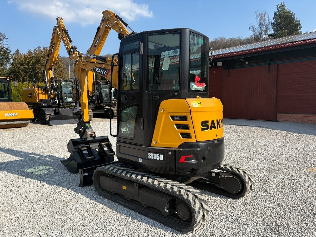 Pásové rýpadlo SANY SY35U - 2