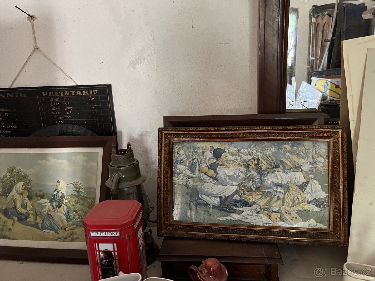 Různé staré obrazy - 2