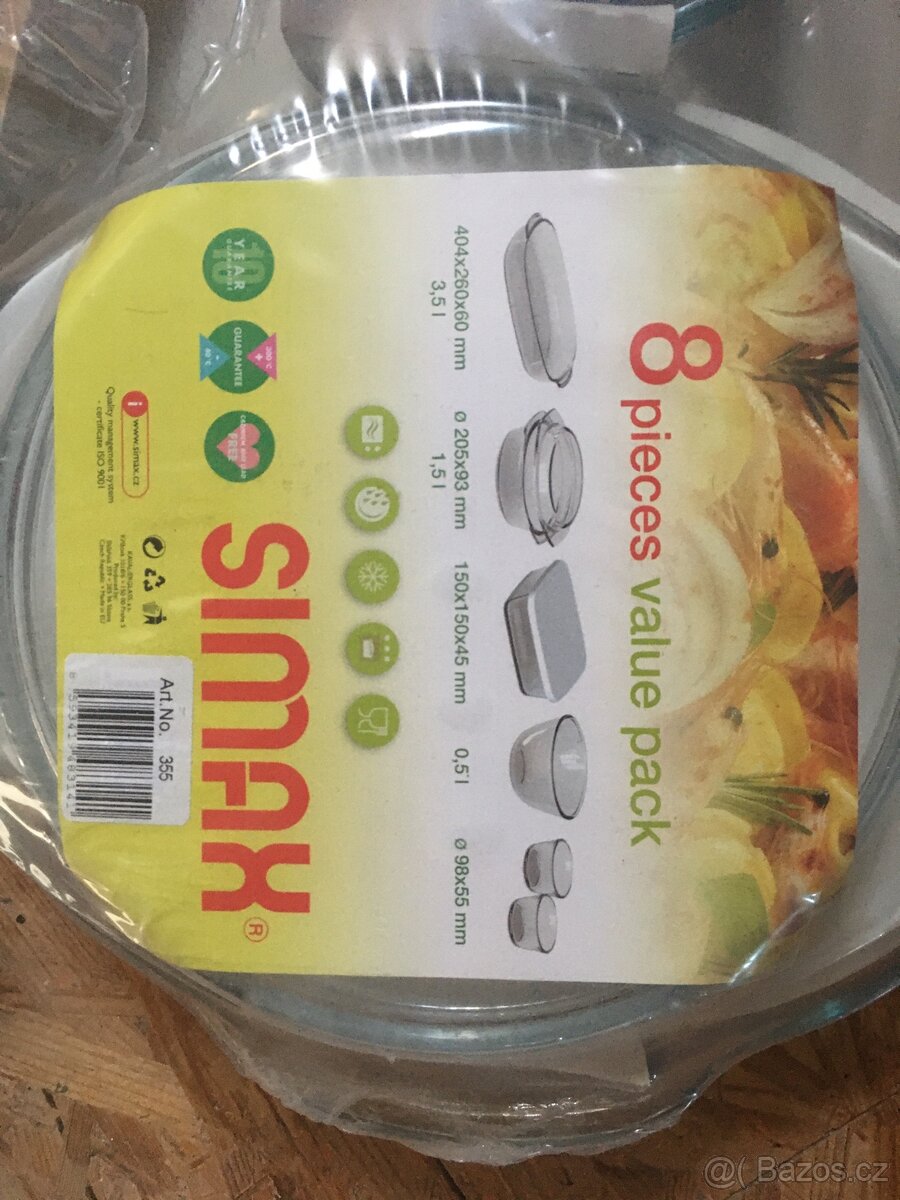 Sada skleněného nádobí Simax 8 dílů - 2